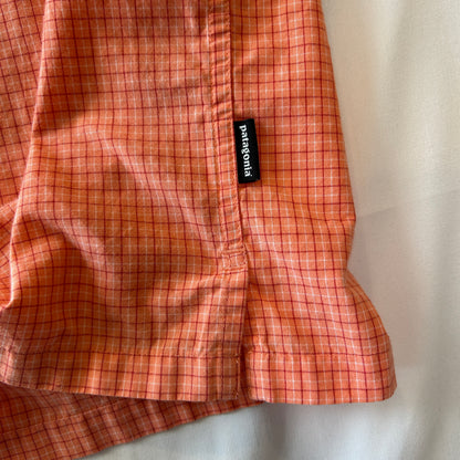Patagonia パタゴニア Island Hopper II Shirt 半袖チェックシャツ (XL)/C1319SH-SO