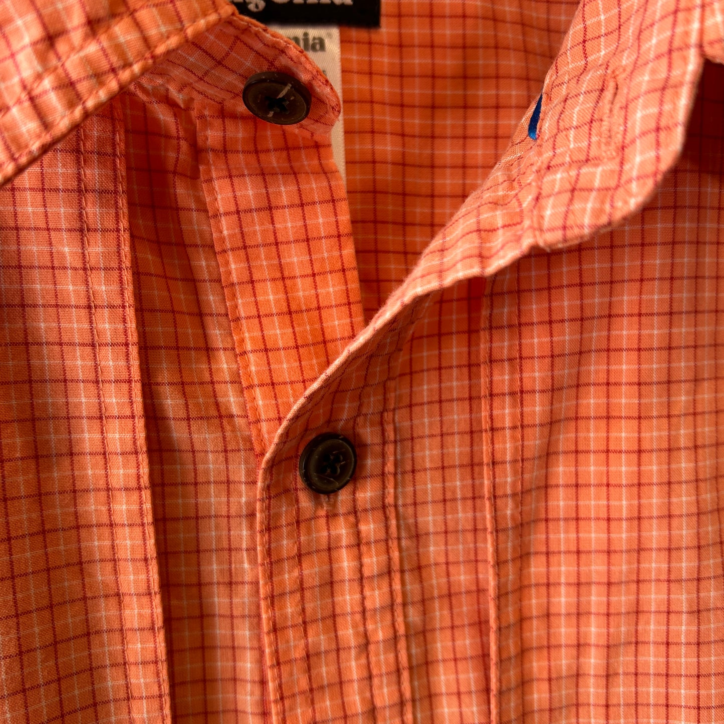 Patagonia パタゴニア Island Hopper II Shirt 半袖チェックシャツ (XL)/C1319SH-SO