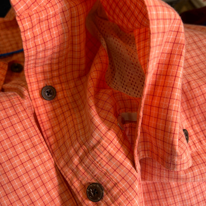 Patagonia パタゴニア Island Hopper II Shirt 半袖チェックシャツ (XL)/C1319SH-SO
