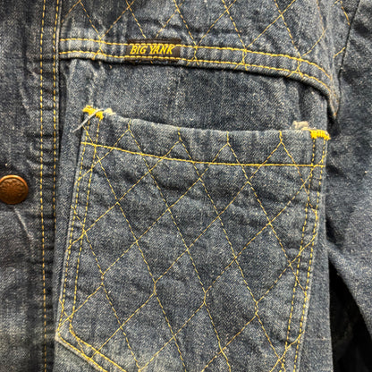 70's Big Yank デニムシャツ キルトステッチ 青 (サイズ不明)/B3339S-SO