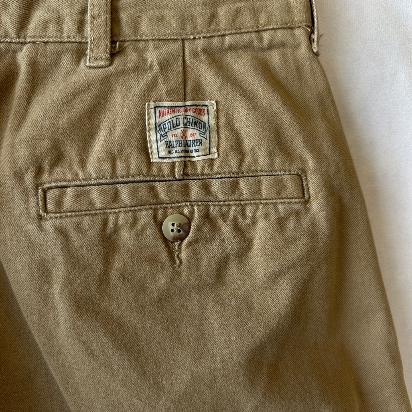 90's Polo by Ralph Lauren ラルフローレン ポロチノ 初期モデル ２タック チノパン  (35×34)/A9132P-SO