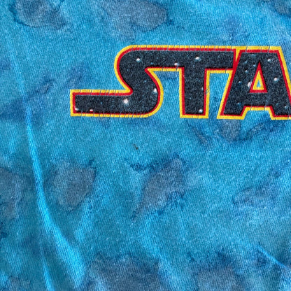 00's STAR WARS EP 1 Phantom Menace スターウォーズ Tシャツ 青水色 (サイズ不明)/B2669T-SO