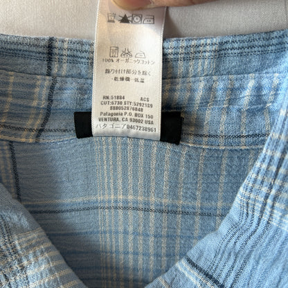 09 Patagonia パタゴニア Men's A/Cシャツ チェックシャツ ブルー(L)/C1316SH-SO
