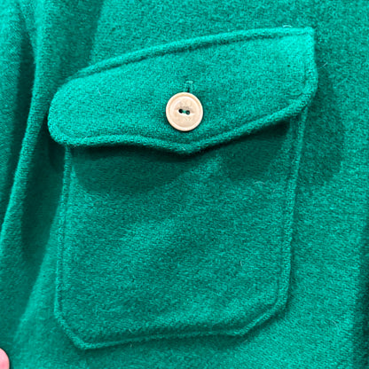 90's Ralph Lauren Country ラルフ ウールワークシャツ 緑 (6)/A5684S-SO