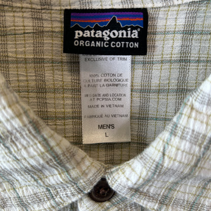 2014 Patagonia パタゴニア Men's A/Cシャツ チェックシャツ ホワイト(L)/C1317SH-SO