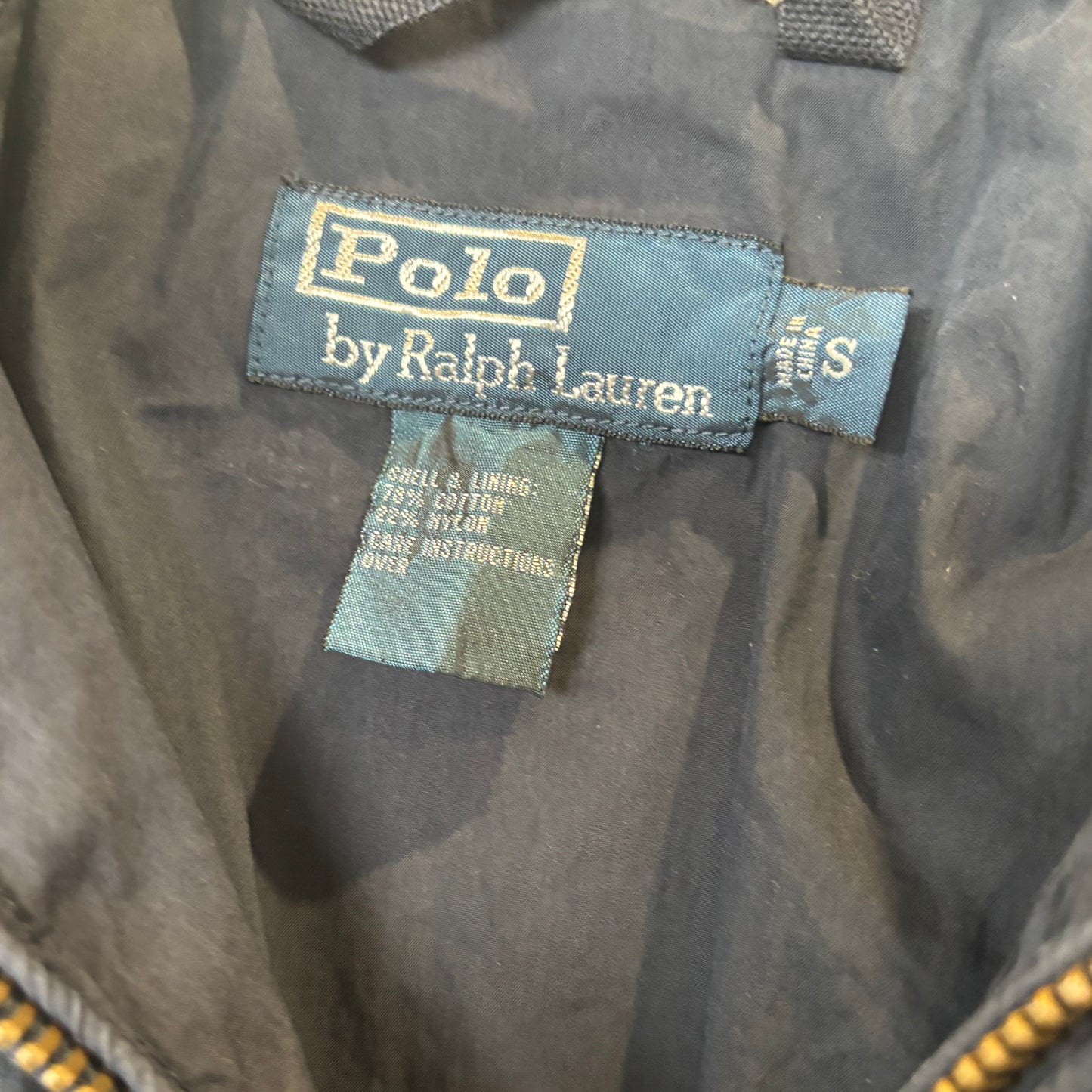00's Polo by Ralph Lauren ラルフローレン スウィングトップジャケット 紺 (S)/A8862J-SO