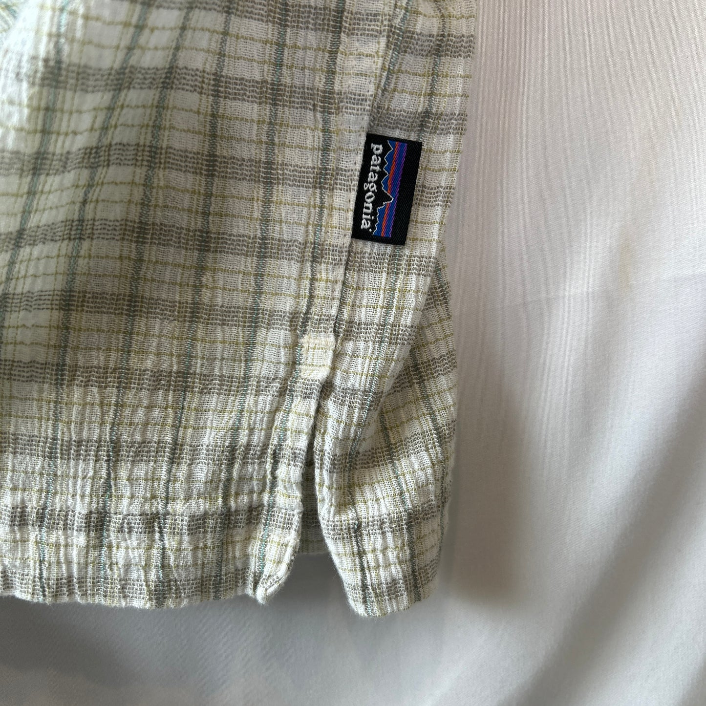 2014 Patagonia パタゴニア Men's A/Cシャツ チェックシャツ ホワイト(L)/C1317SH-SO