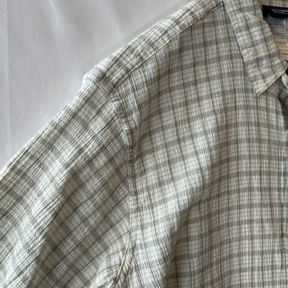2014 Patagonia パタゴニア Men's A/Cシャツ チェックシャツ ホワイト(L)/C1317SH-SO