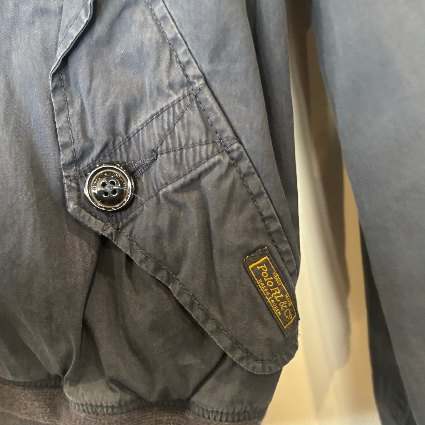 00's Polo by Ralph Lauren ラルフローレン スウィングトップジャケット 紺 (S)/A8862J-SO