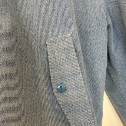 80's Sears カップショルダージャケット 水色 (L)/B3342J-SO