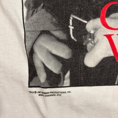 90's anvil GUESS WHO? マペット・ショー ミス・ピギー パロディー Tシャツ 白 (XL)/B2675T-SO