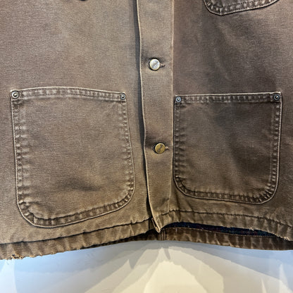 90's Carhartt カーハート チョアコート カバーオール ブラウン/A8779O-SO