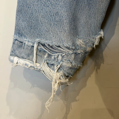 90's Carhartt カーハート デニムチョアコート カバーオール 襤褸(2XL)/A9054O-SO