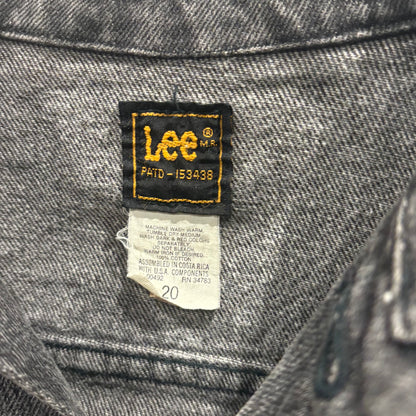 00's Lee ブラックデニムジャケット 黒 (サイズ20)/B3340J-SO