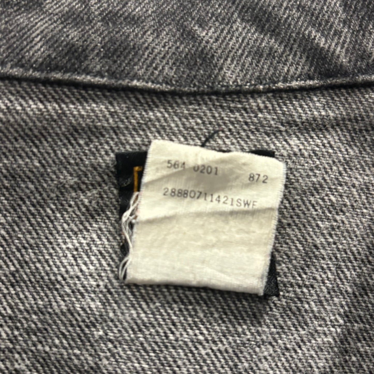 00's Lee ブラックデニムジャケット 黒 (サイズ20)/B3340J-SO