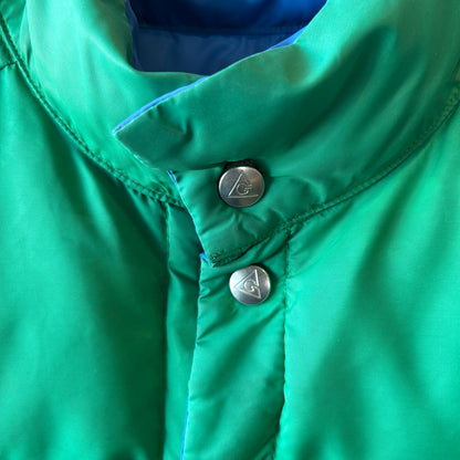 80's GERRY リバーシブルダウンベスト グリーン/ブルー(L)/C0249V-SO