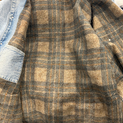 90's Carhartt カーハート デニムチョアコート カバーオール 襤褸(2XL)/A9054O-SO