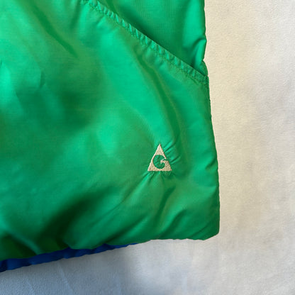 80's GERRY リバーシブルダウンベスト グリーン/ブルー(L)/C0249V-SO