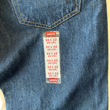 デッドストック 00's Levi's リーバイス 501 デニムパンツ フラッシャー付き メキシコ製 (32×32)/C1321P-SO