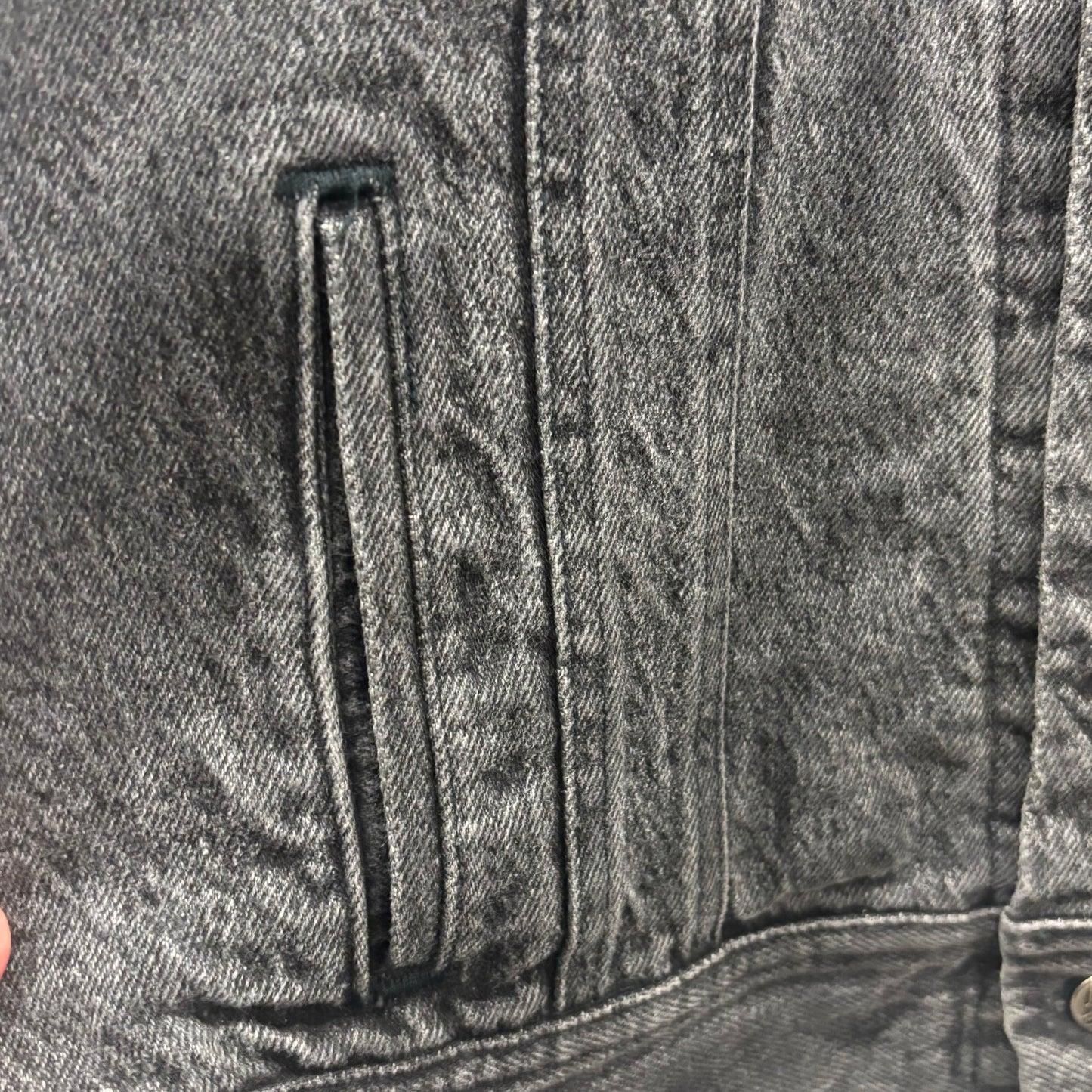 00's Lee ブラックデニムジャケット 黒 (サイズ20)/B3340J-SO