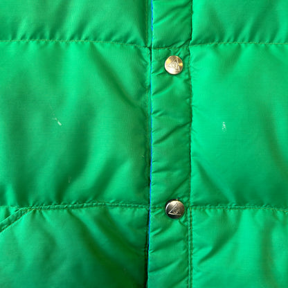 80's GERRY リバーシブルダウンベスト グリーン/ブルー(L)/C0249V-SO