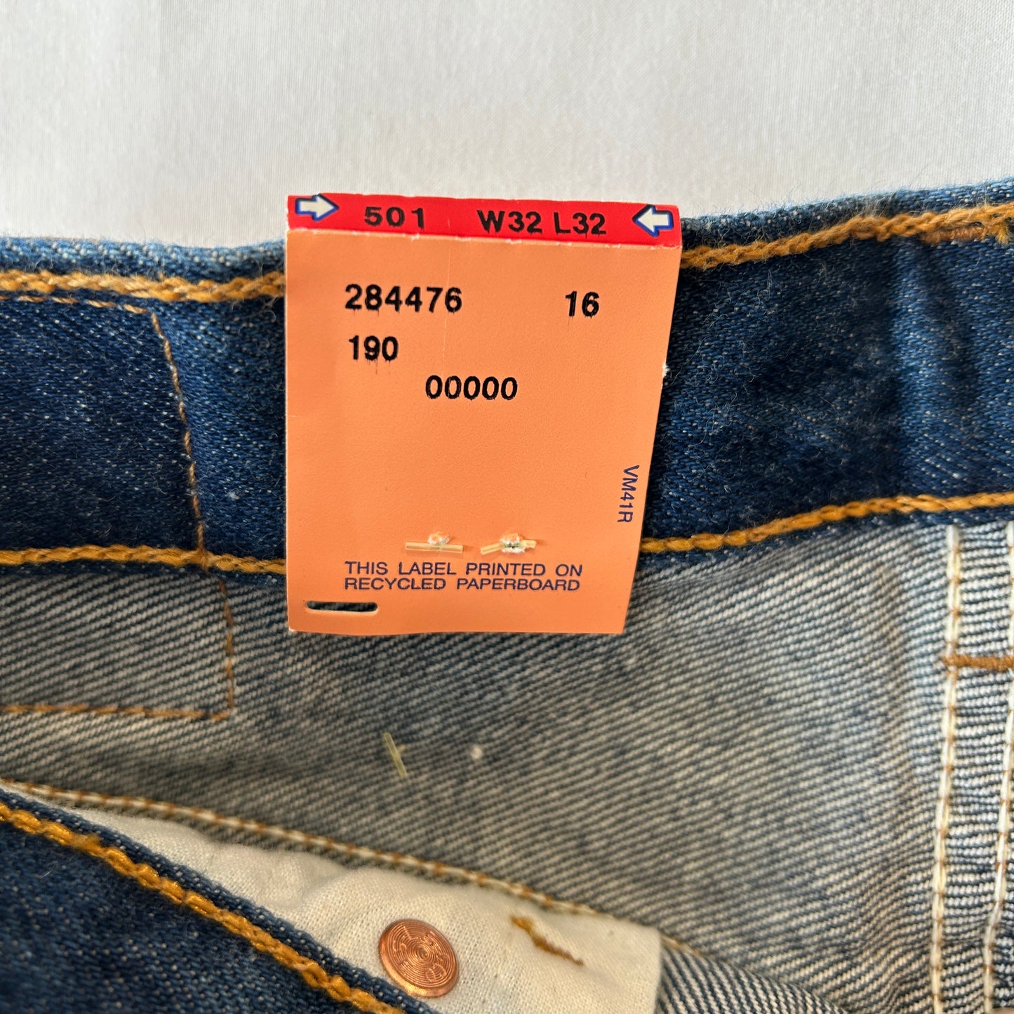 デッドストック 00's Levi's リーバイス 501 デニムパンツ フラッシャー付き メキシコ製 (32×32)/C1321P-SO
