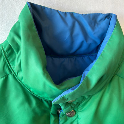 80's GERRY リバーシブルダウンベスト グリーン/ブルー(L)/C0249V-SO