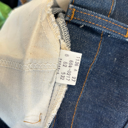デッドストック 80's Levi's リーバイス 684 フレアデニムパンツ ベルボトム (28×33)/C1207P-SO