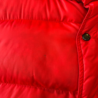 90's CAMP7 ダウンベスト Goose down レッド(L)/C0255V-SO