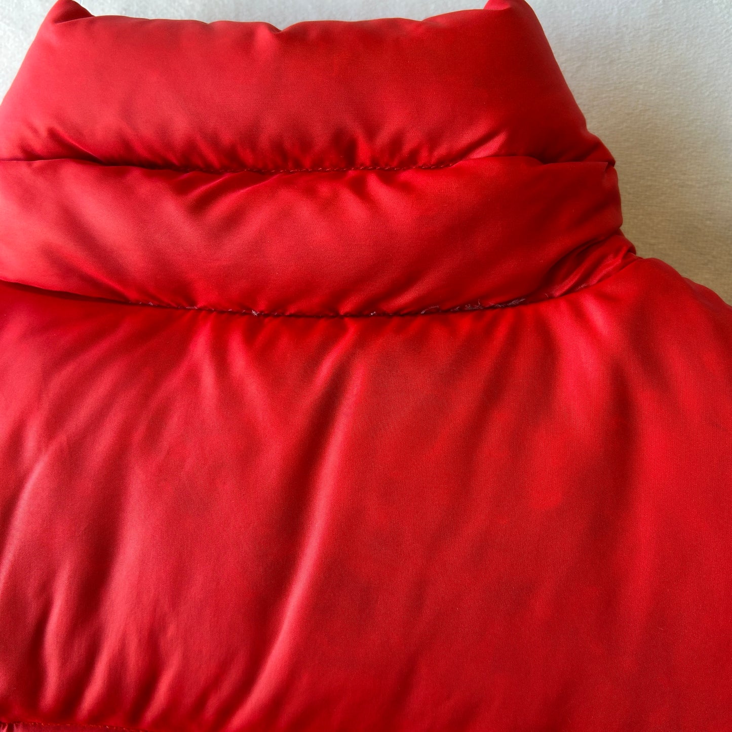 90's CAMP7 ダウンベスト Goose down レッド(L)/C0255V-SO