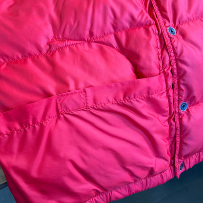 90's CAMP7 ダウンベスト Goose down レッド(L)/C0255V-SO