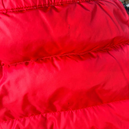 90's CAMP7 ダウンベスト Goose down レッド(L)/C0255V-SO