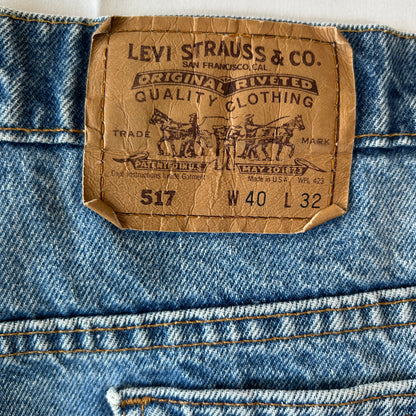 90's Levi's リーバイス 517 ブーツカット デニムパンツ (40×32)/C1202P-SO