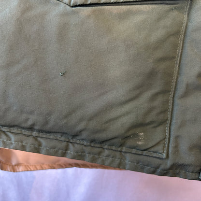 80's Woolrich ウールリッチ 　ダウンベスト ダークグリーン(XL)/C0256V-SO