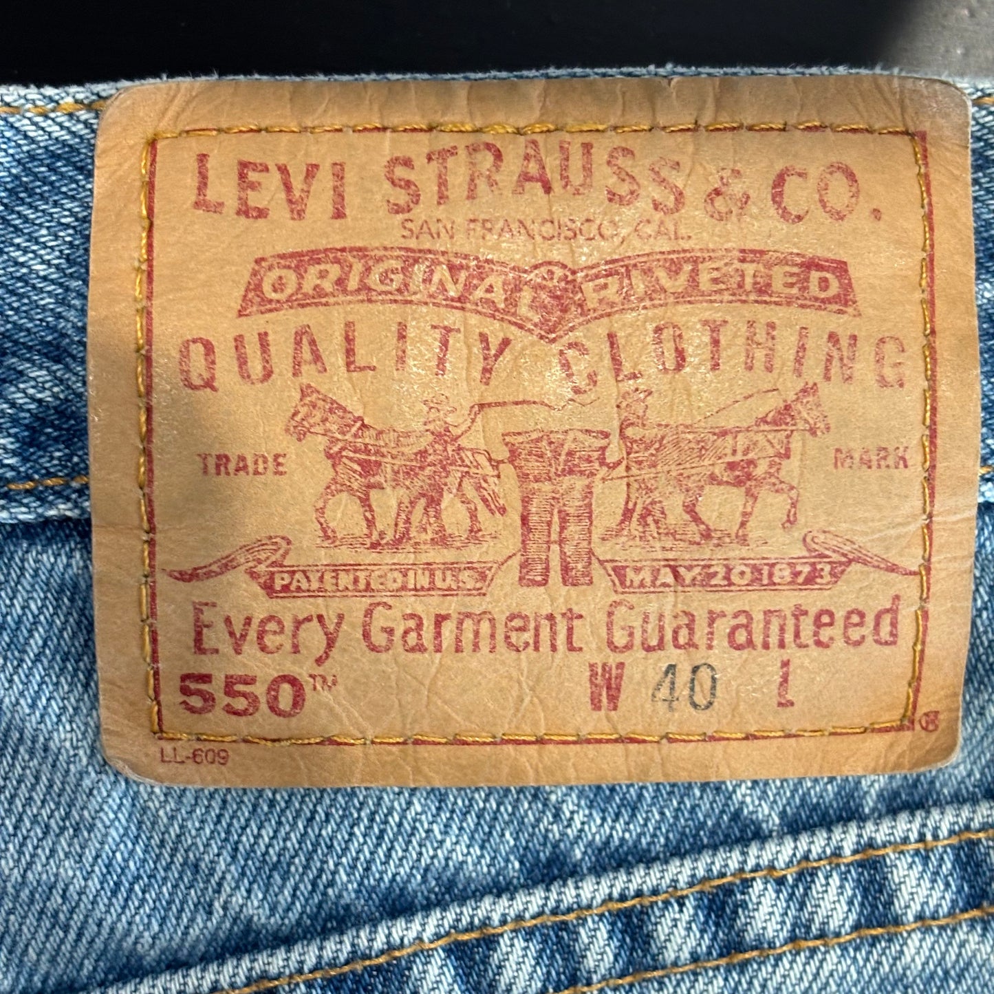 00's Levi's 550 リーバイス ショーツ ハーフパンツ 青 (W40)/B2699P-SO