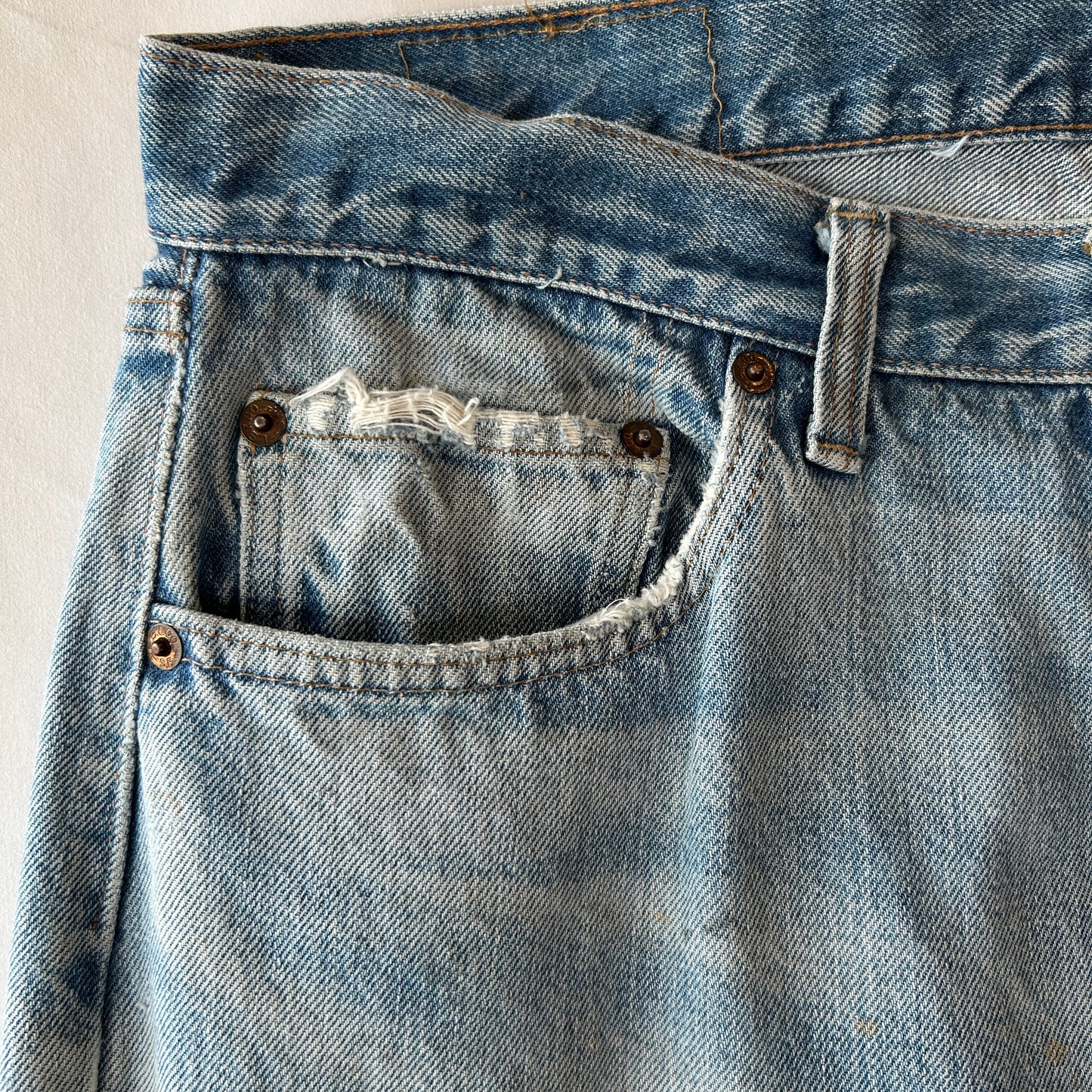 70's Levi's リーバイス 501 66後期 デニムパンツ 表記不明(実寸W33L32相当)/A6735P-SO