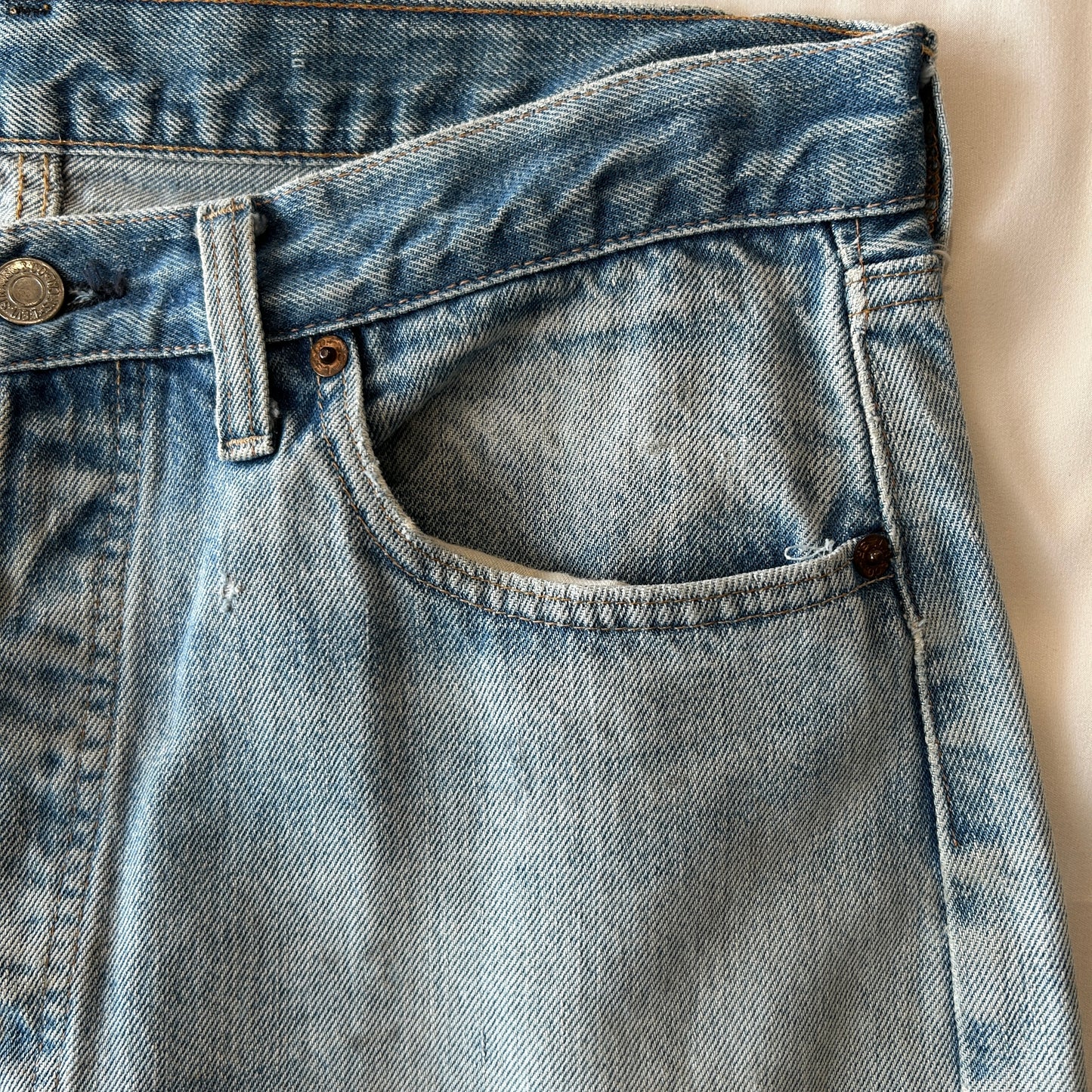 70's Levi's リーバイス 501 66後期 デニムパンツ 表記不明(実寸W33L32相当)/A6735P-SO