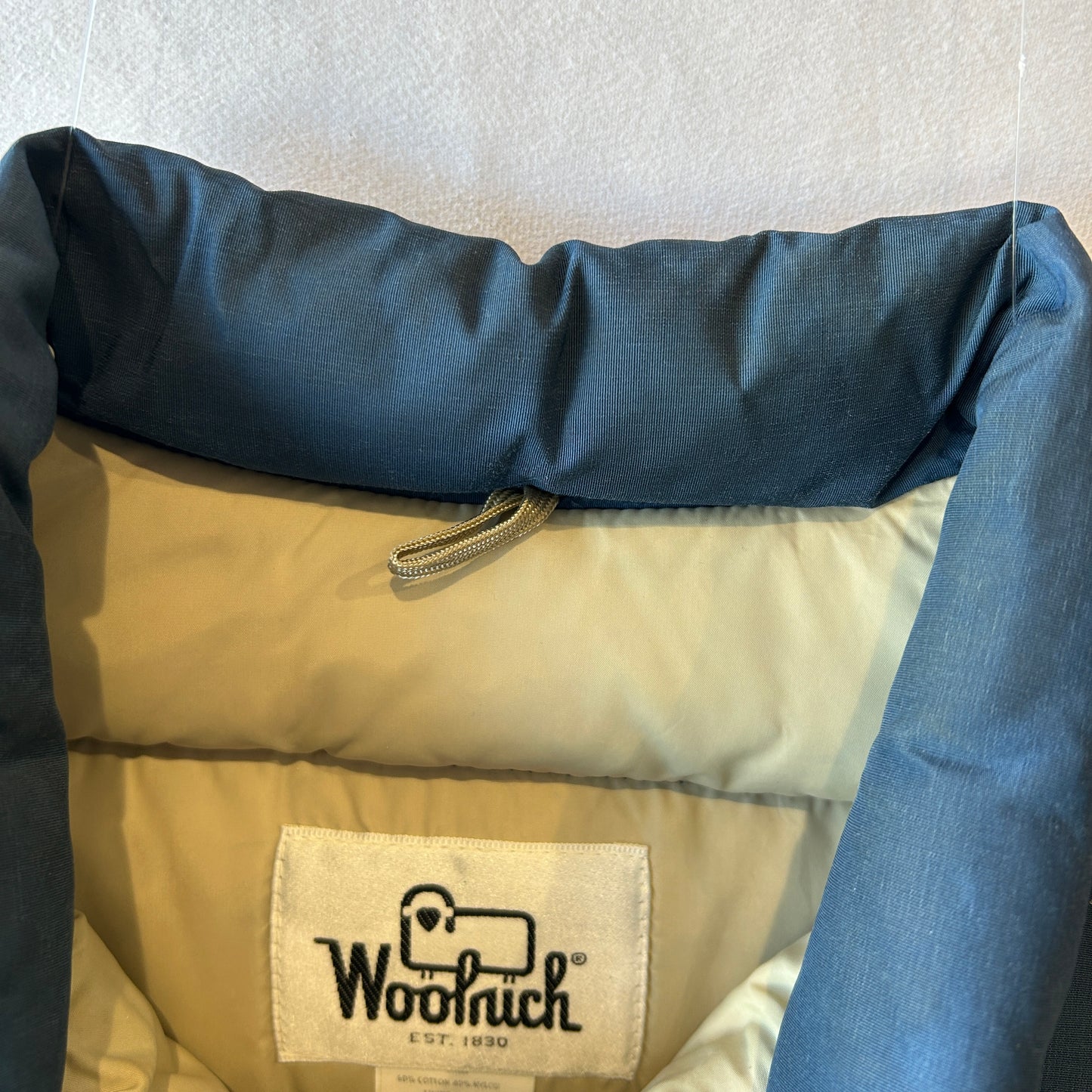 70's Woolrich ウールリッチ ダウンベスト ネイビー(XL)/C0254V-SO
