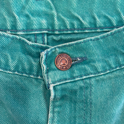 90's Levi's 560 リーバイス USA製 ショーツ ハーフパンツ オレンジタブ 緑 (W38)/B2701P-SO