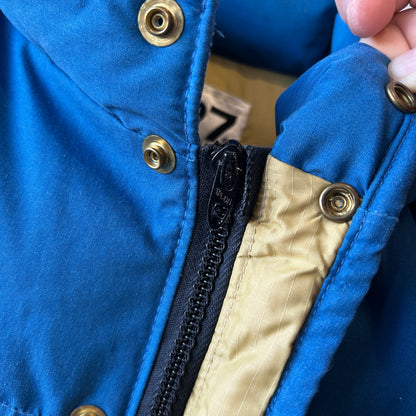 70's CAMP7 キャンプ7 ダウンベスト ブルー(XL)/A9880V-SO