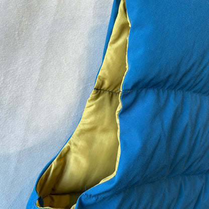 70's CAMP7 キャンプ7 ダウンベスト ブルー(XL)/A9880V-SO