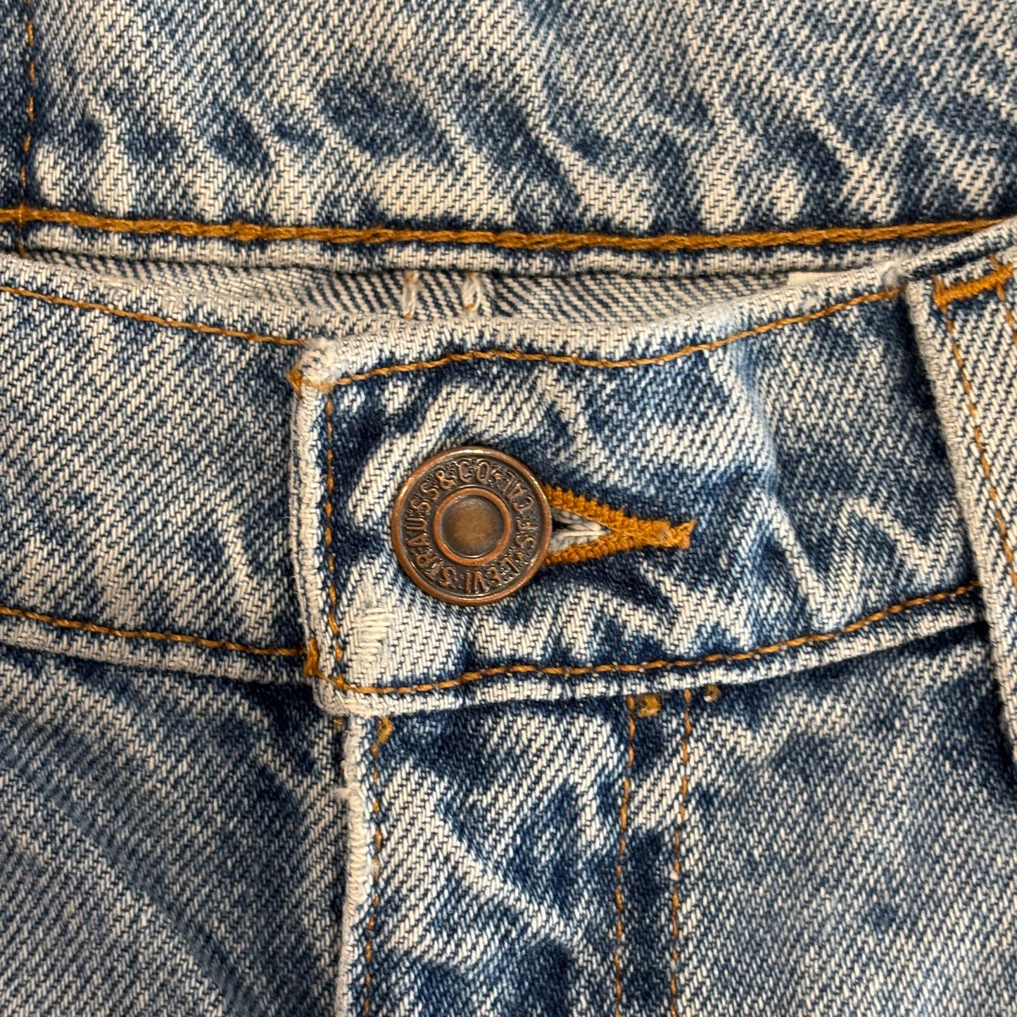 00's Levi's 550 リーバイス ショーツ ハーフパンツ オレンジタブ 薄青 (W34)/B2287P-SO