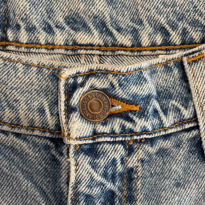 00's Levi's 550 リーバイス ショーツ ハーフパンツ オレンジタブ 薄青 (W34)/B2287P-SO