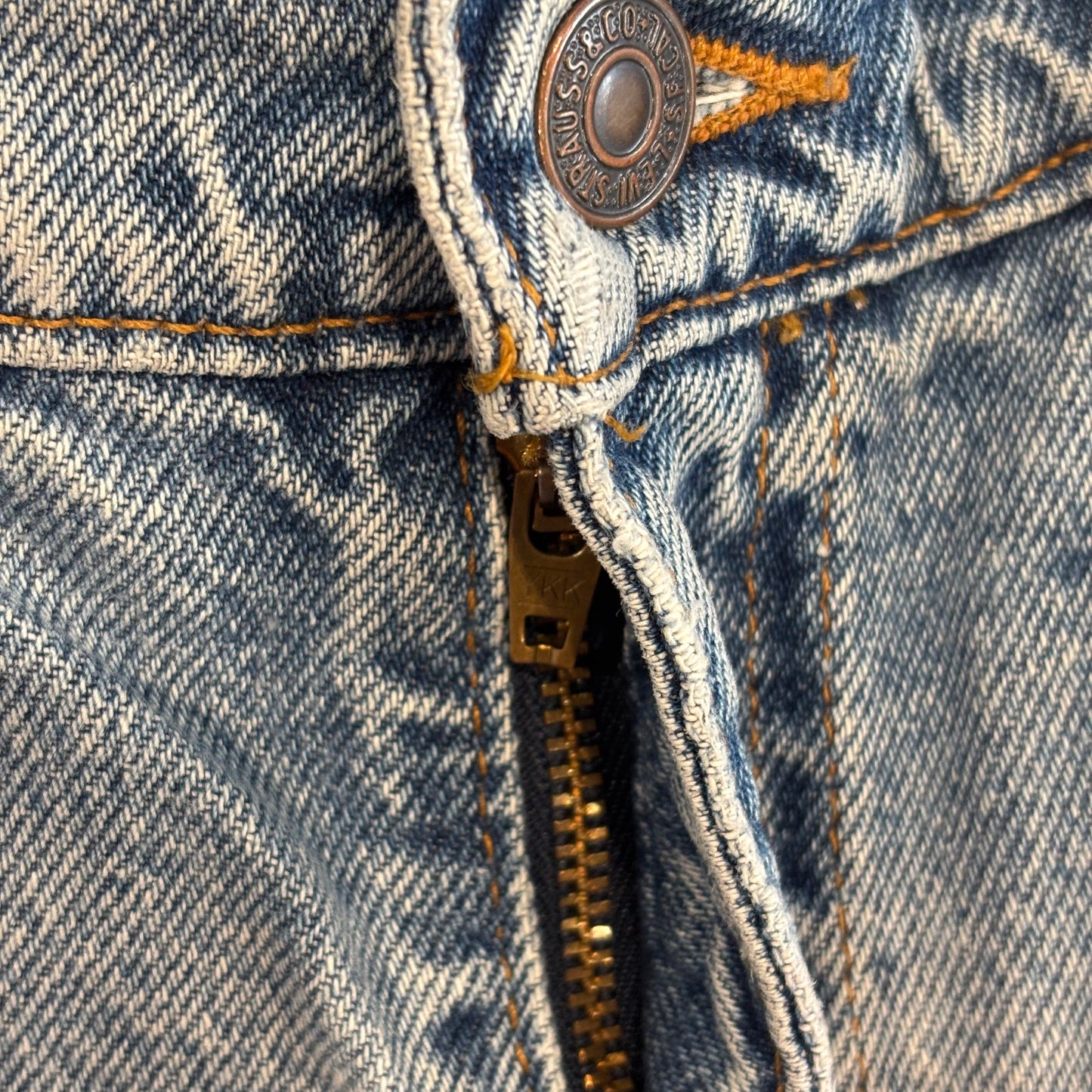 00's Levi's 550 リーバイス ショーツ ハーフパンツ オレンジタブ 薄青 (W34)/B2287P-SO