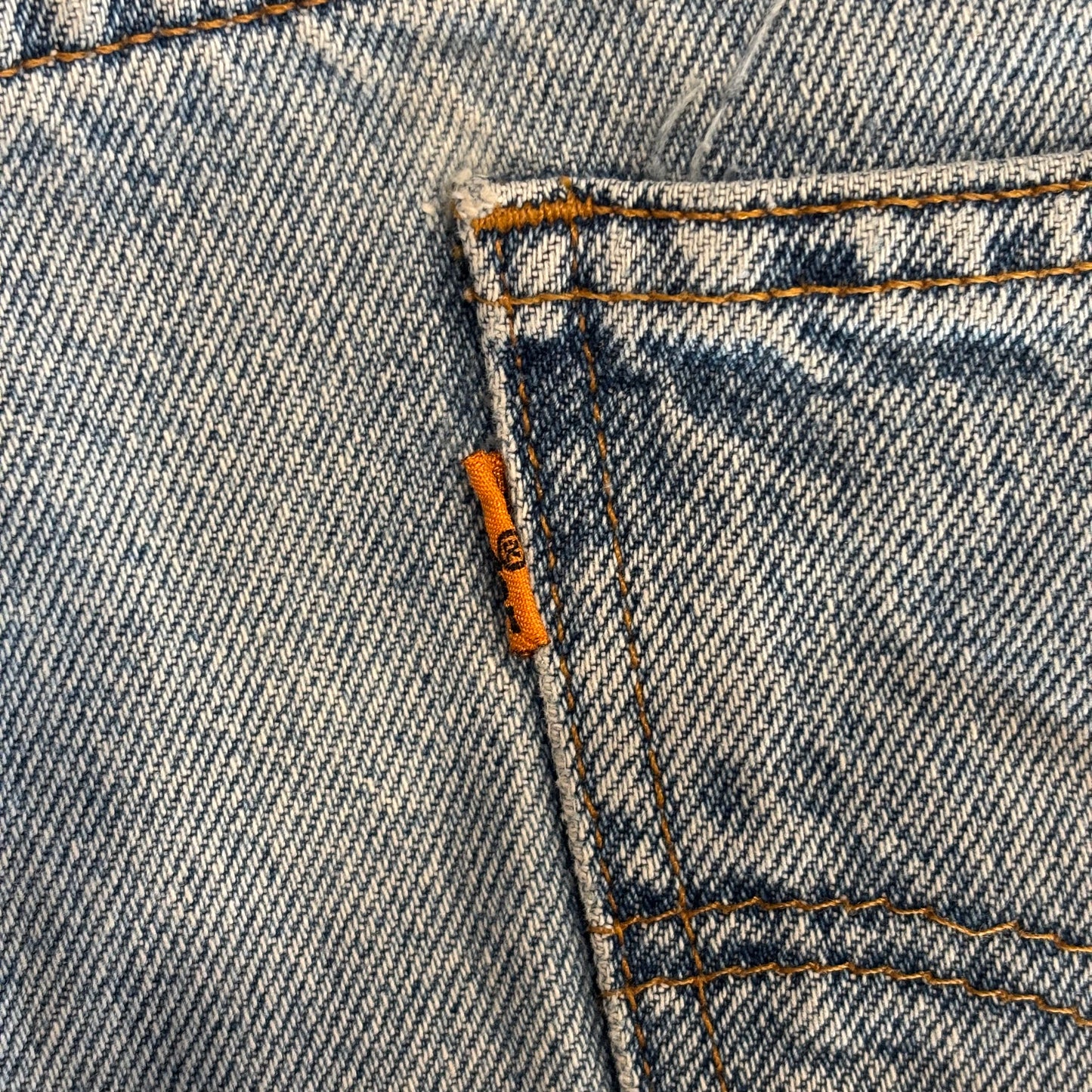 00's Levi's 550 リーバイス ショーツ ハーフパンツ オレンジタブ 薄青 (W34)/B2287P-SO