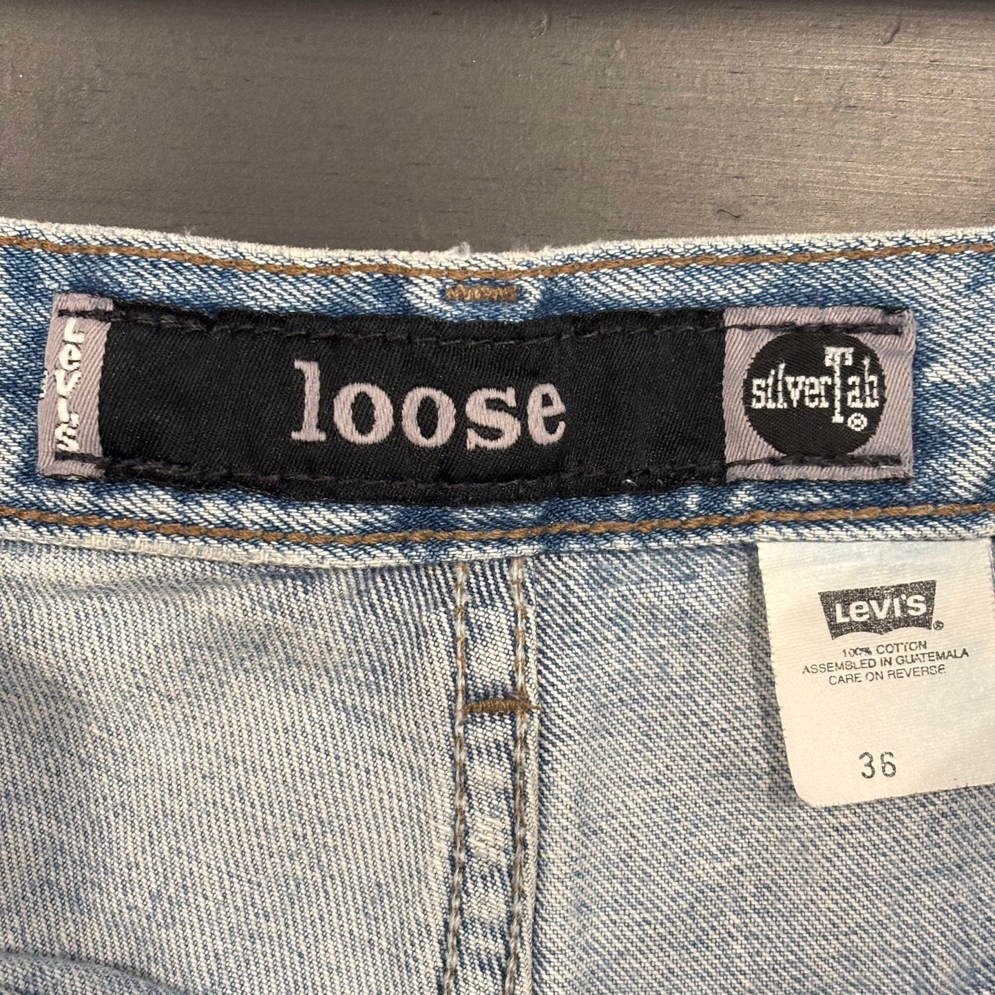00's Levi's Silver Tab Loose リーバイス シルバータブ 薄青 (W36)/B2633P-SO