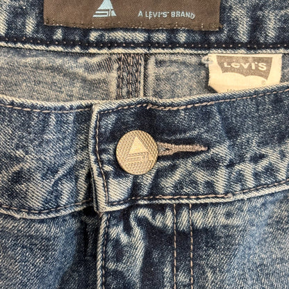 00's Levi's Silver Tab リーバイス シルバータブ ショーツ ハーフパンツ 薄青 (W34)/B2632P-SO