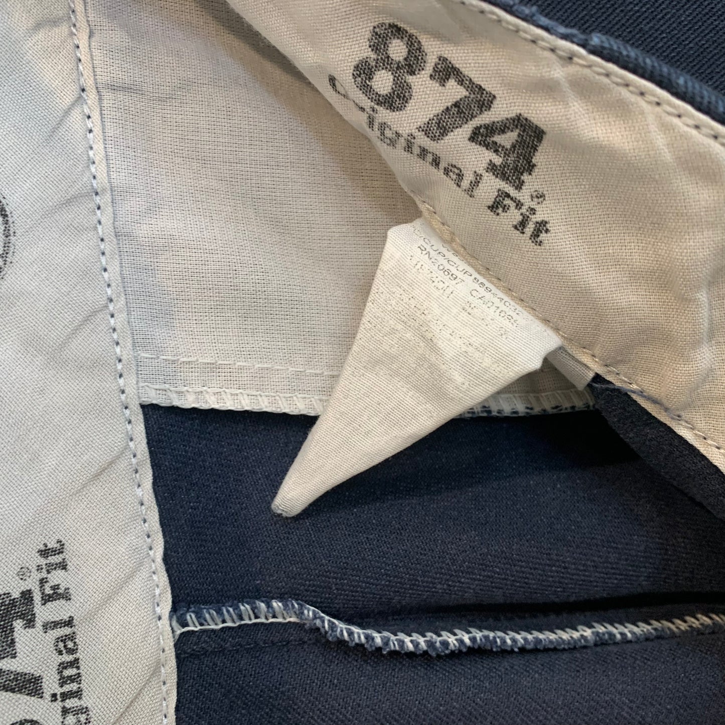 00's Dickies 874 ディッキーズ チノパン ワークパンツ 紺 (34×30)/B3484P-SO