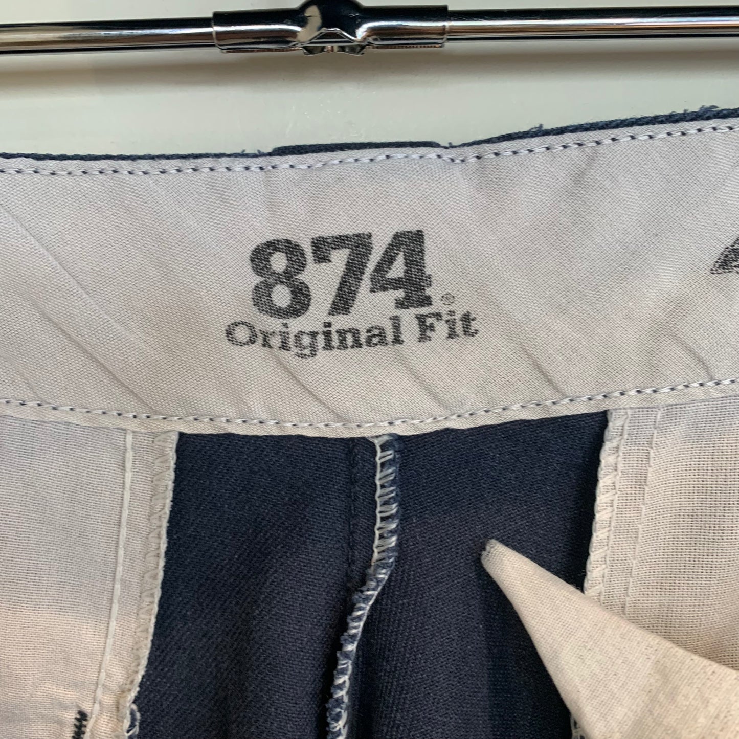 00's Dickies 874 flex チノパン ワークパンツ 紺 (サイズ不明)/C1301P-SO