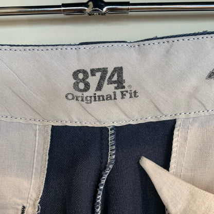 00's Dickies 874 flex チノパン ワークパンツ 紺 (サイズ不明)/C1301P-SO